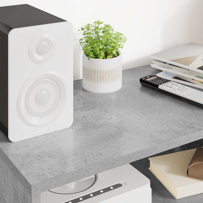 TV-kast Beton Grijs 60 x 35 x 40 cm Bewerkt hout