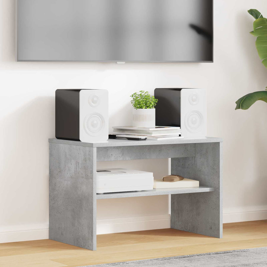 TV-kast Beton Grijs 60 x 35 x 40 cm Bewerkt hout
