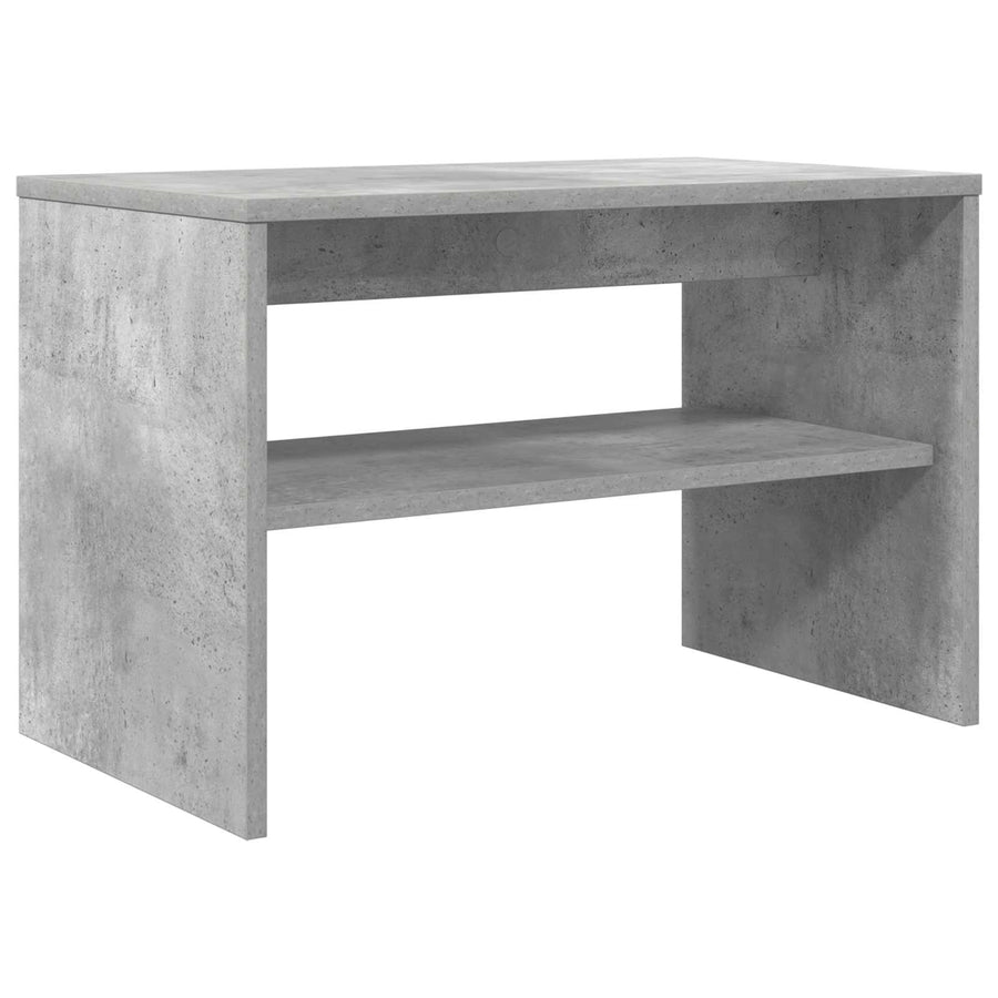 TV-kast Beton Grijs 60 x 35 x 40 cm Bewerkt hout