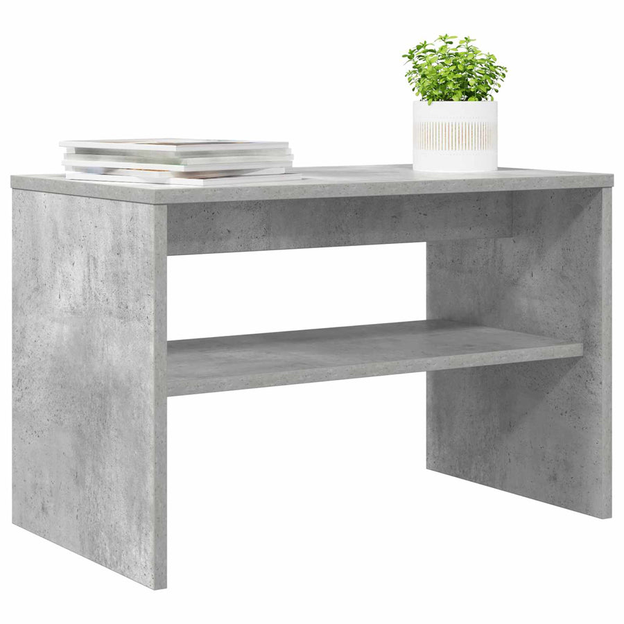 TV-kast Beton Grijs 60 x 35 x 40 cm Bewerkt hout