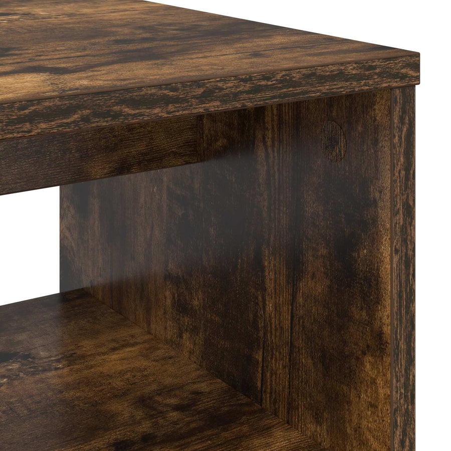 TV-kast Gerookt eiken 60 x 35 x 40 cm Bewerkt hout
