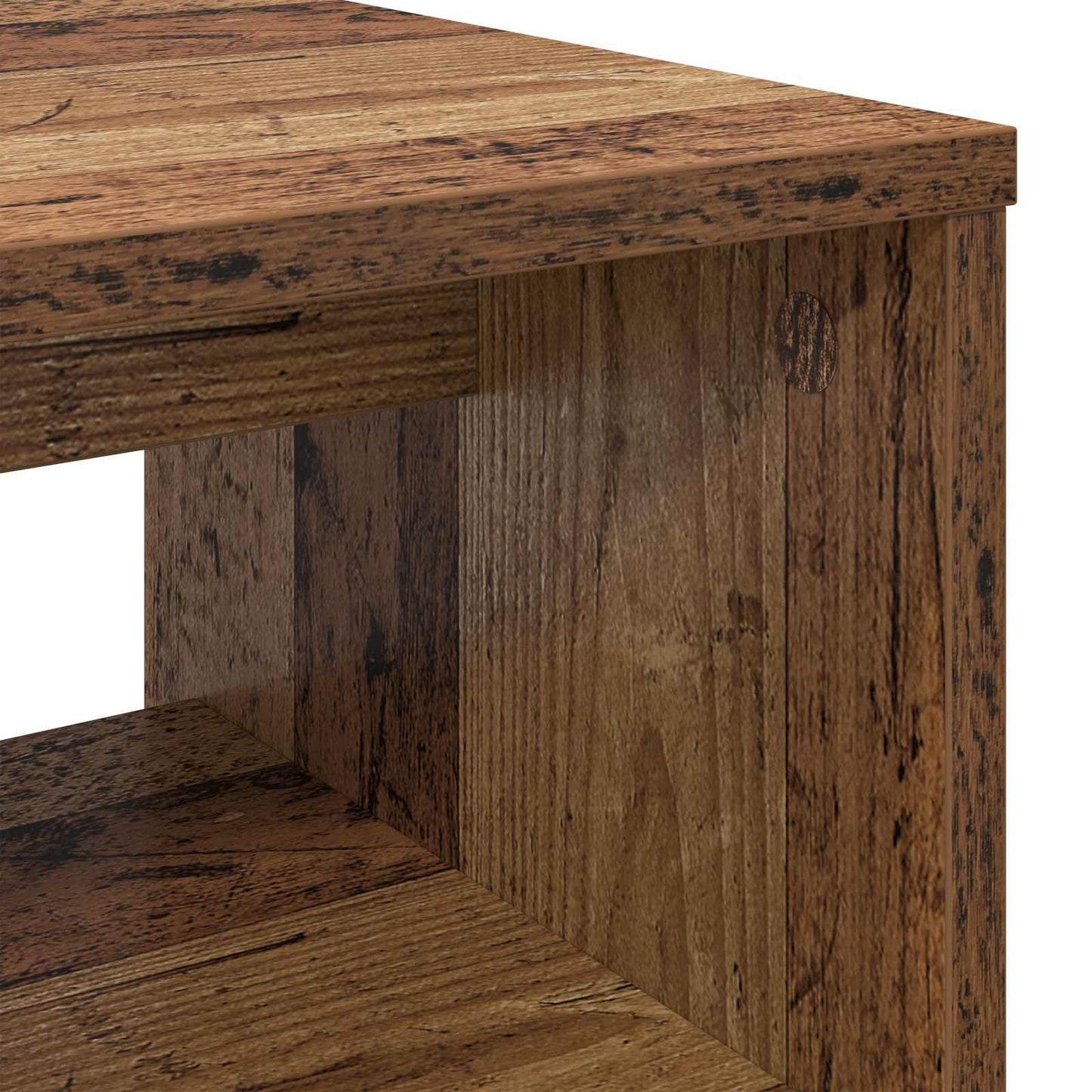 TV-kast Oudhout 60 x 35 x 40 cm Bewerkt hout