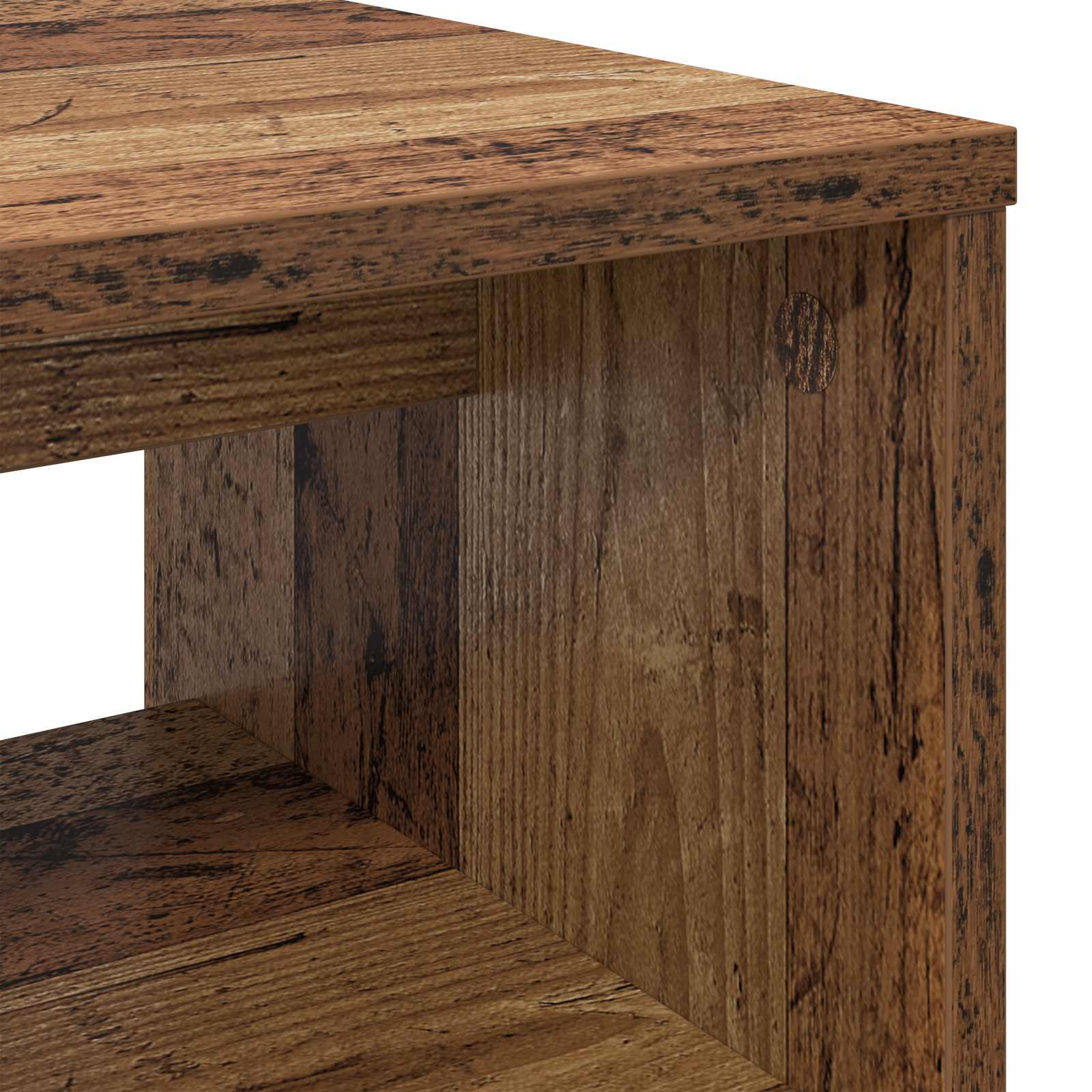 TV-kast Oudhout 60 x 35 x 40 cm Bewerkt hout