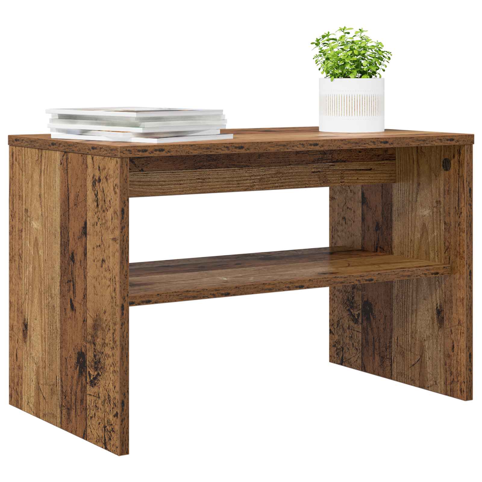 TV-kast Oudhout 60 x 35 x 40 cm Bewerkt hout