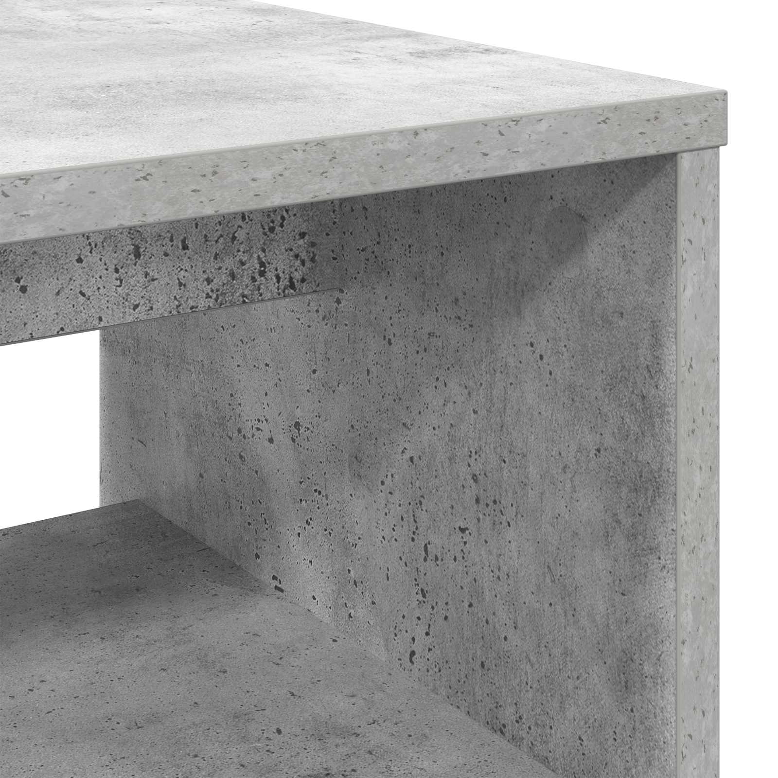 TV-kast Beton Grijs 80 x 35 x 40 cm Bewerkt hout