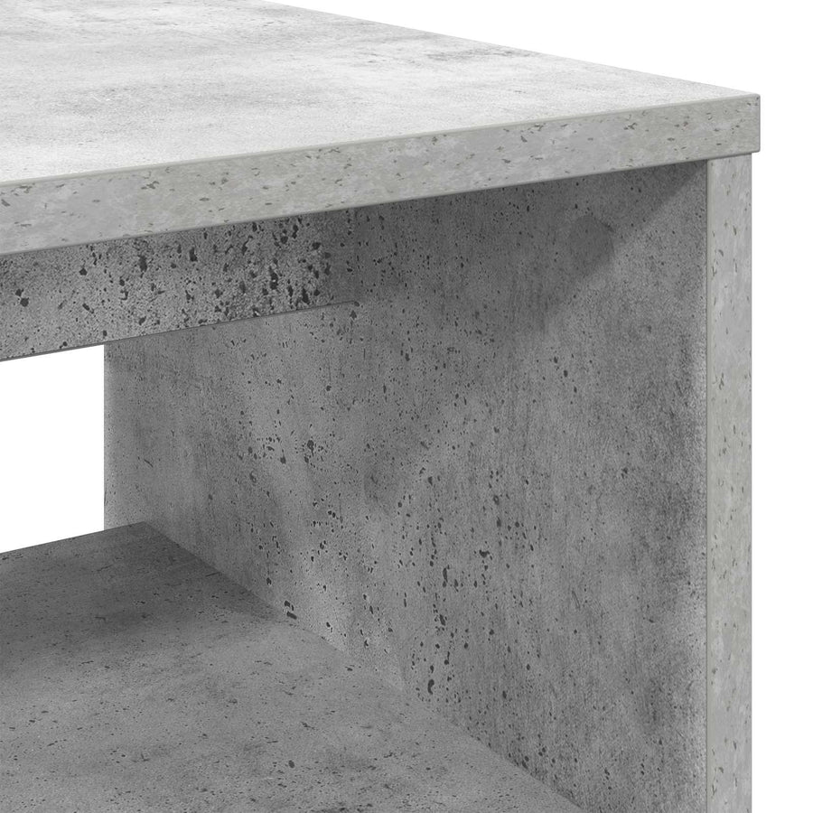 TV-kast Beton Grijs 80 x 35 x 40 cm Bewerkt hout