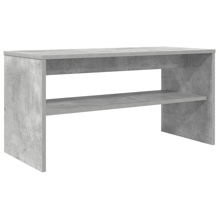 TV-kast Beton Grijs 80 x 35 x 40 cm Bewerkt hout