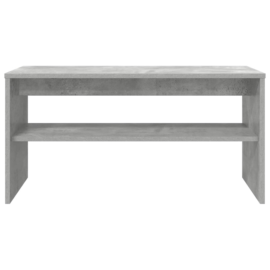 TV-kast Beton Grijs 80 x 35 x 40 cm Bewerkt hout