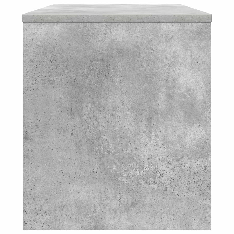 TV-kast Beton Grijs 80 x 35 x 40 cm Bewerkt hout