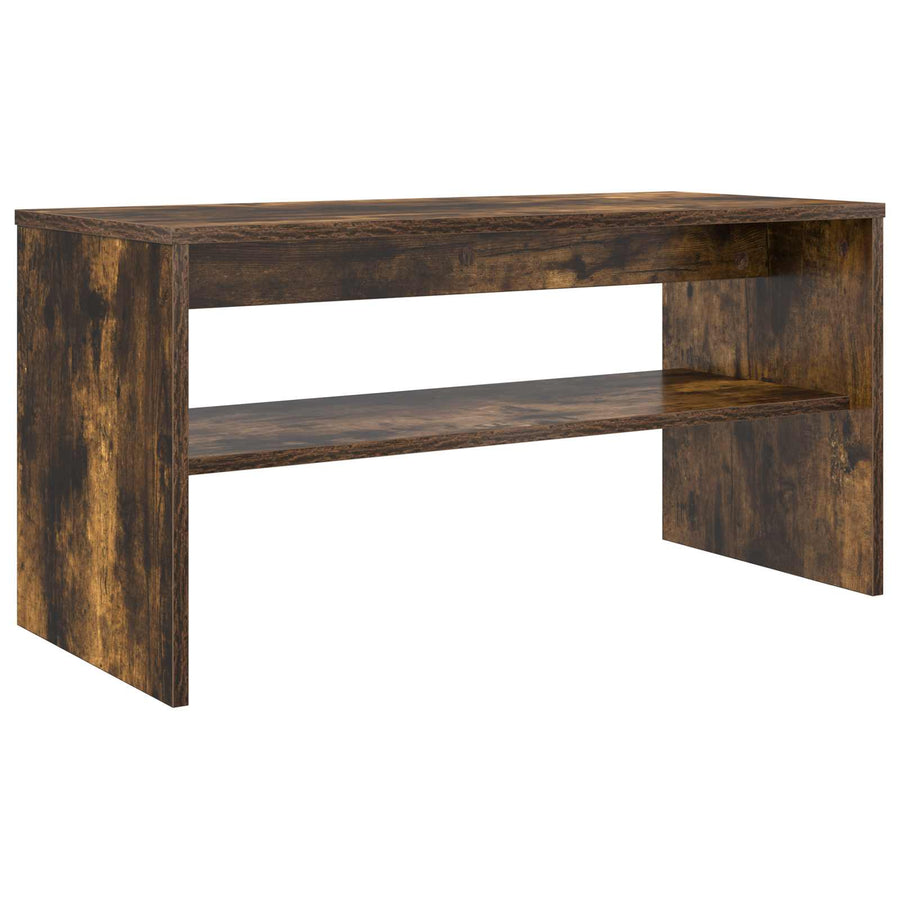 TV-kast Gerookt eiken 80 x 35 x 40 cm Bewerkt hout