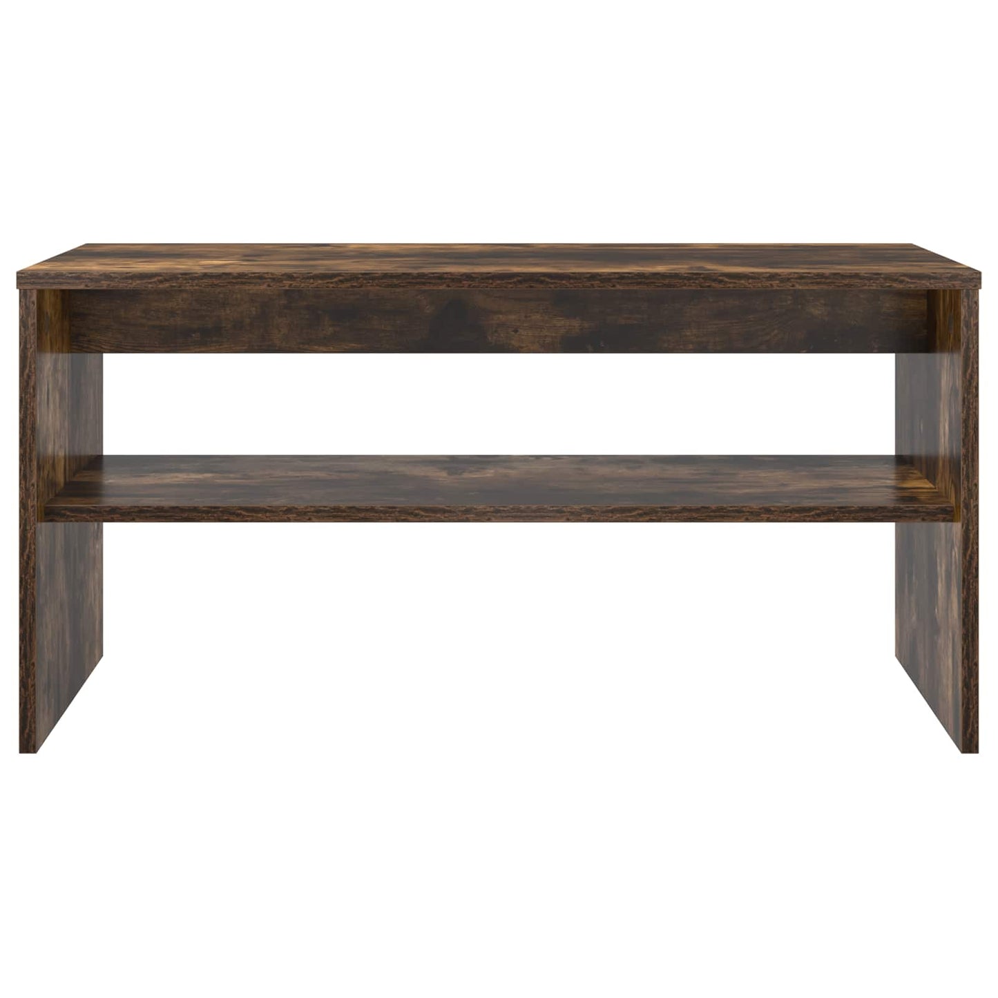 TV-kast Gerookt eiken 80 x 35 x 40 cm Bewerkt hout