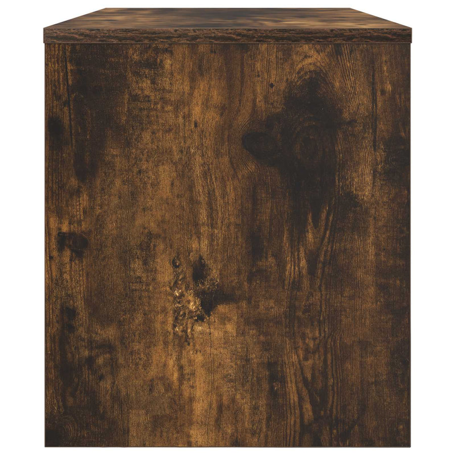 TV-kast Gerookt eiken 80 x 35 x 40 cm Bewerkt hout