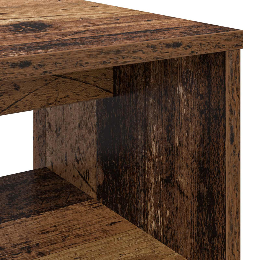 TV-kast Oudhout 80 x 35 x 40 cm Bewerkt hout