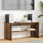 Tv-kast 80x35x40 cm bewerkt hout oudhout