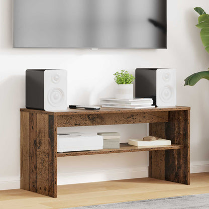TV-kast Oudhout 80 x 35 x 40 cm Bewerkt hout