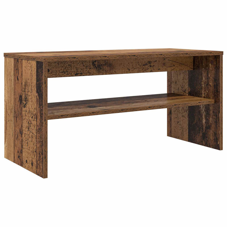 TV-kast Oudhout 80 x 35 x 40 cm Bewerkt hout