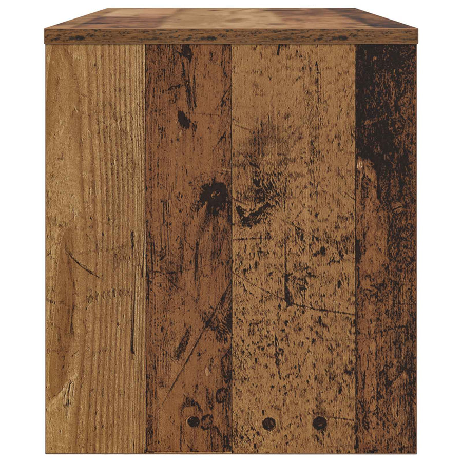 TV-kast Oudhout 80 x 35 x 40 cm Bewerkt hout