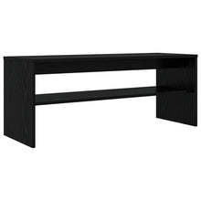 TV-kast Zwart Eiken 100 x 35 x 40 cm Bewerkt hout