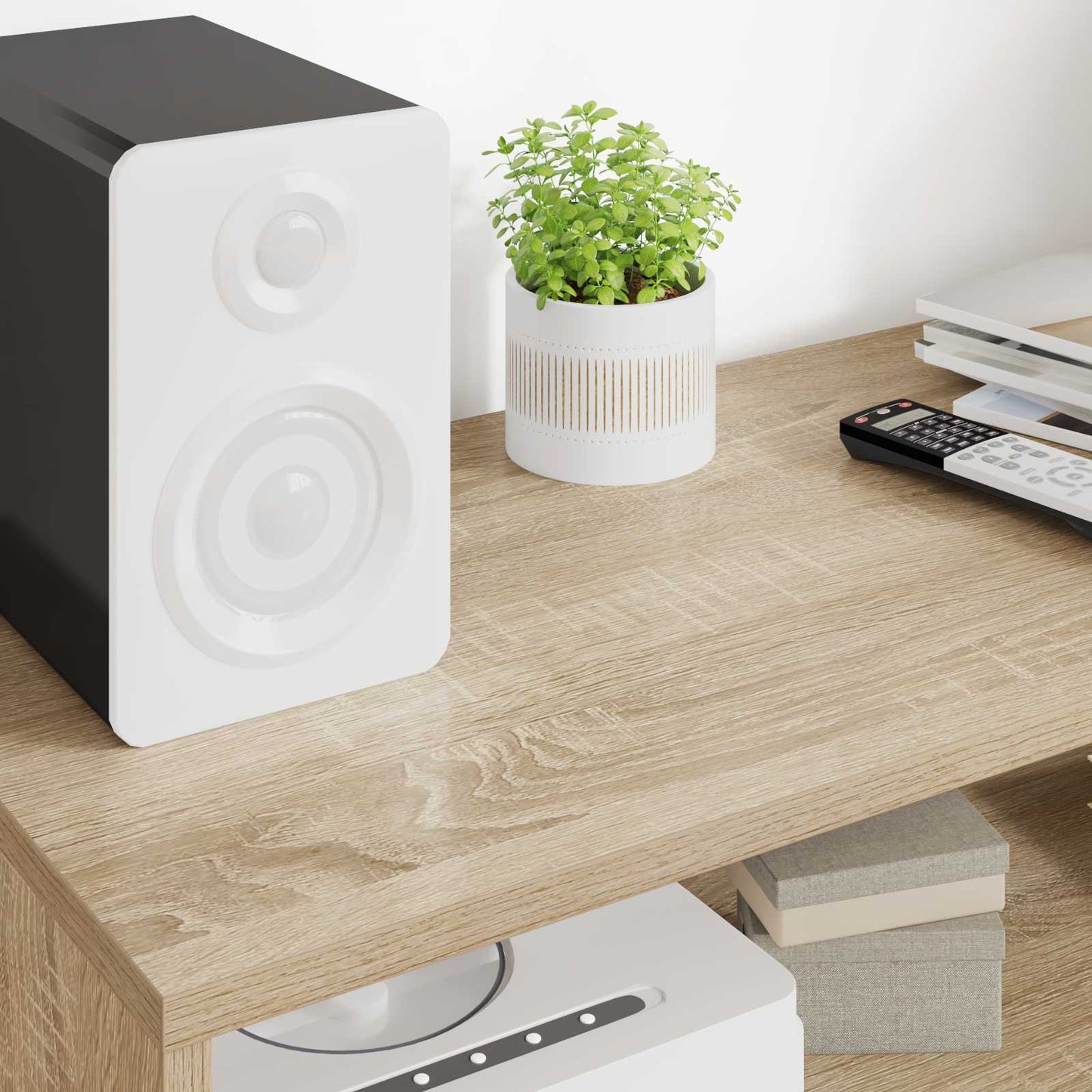 TV-kast Sonoma Eiken 100 x 35 x 40 cm Bewerkt hout