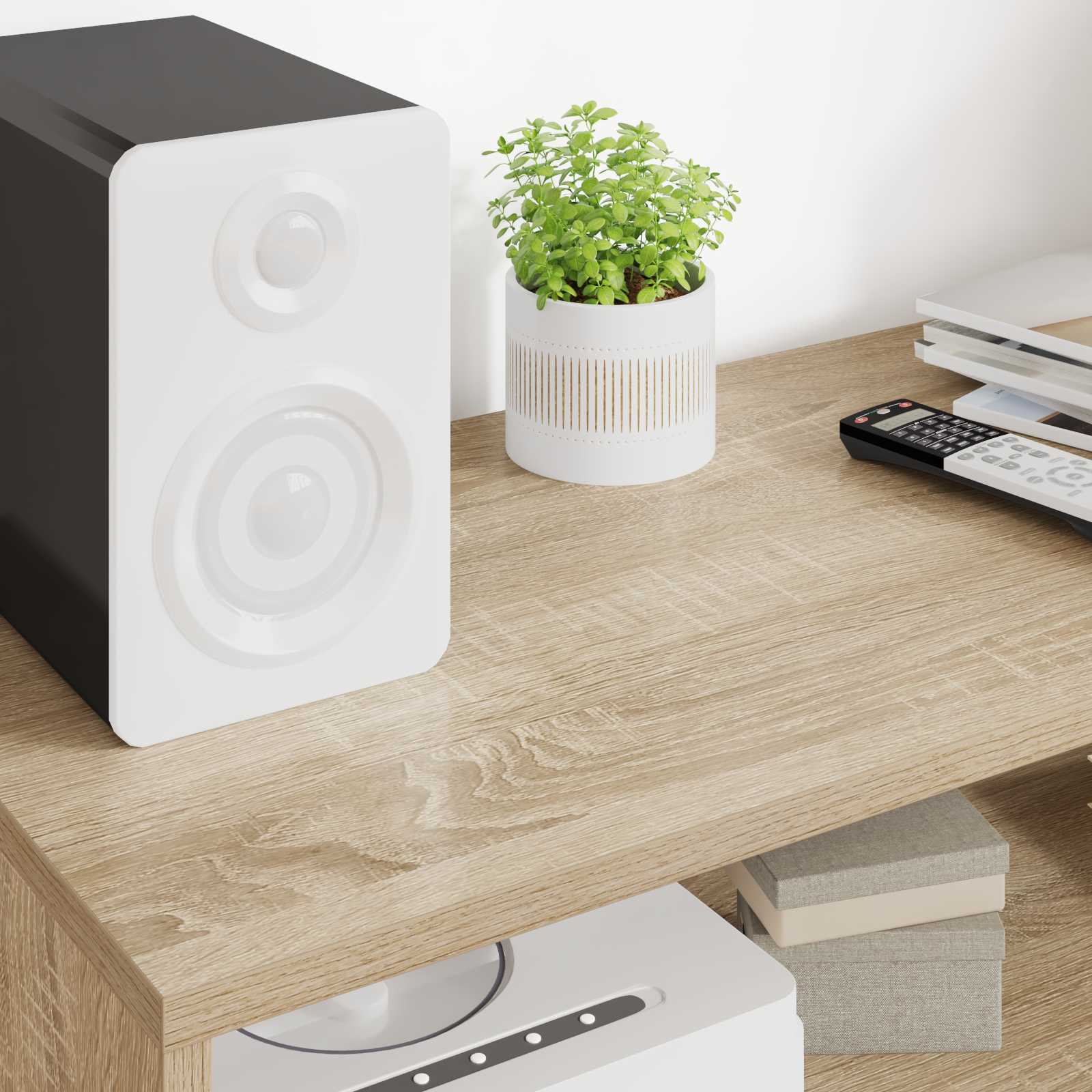 TV-kast Sonoma Eiken 100 x 35 x 40 cm Bewerkt hout