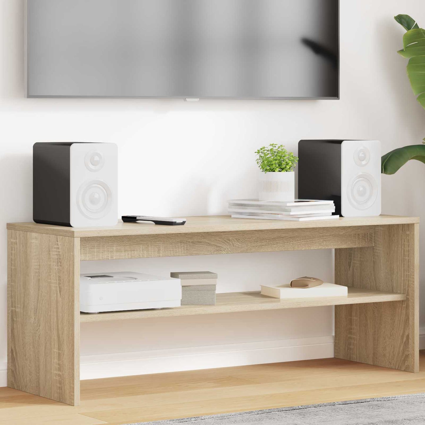TV-kast Sonoma Eiken 100 x 35 x 40 cm Bewerkt hout