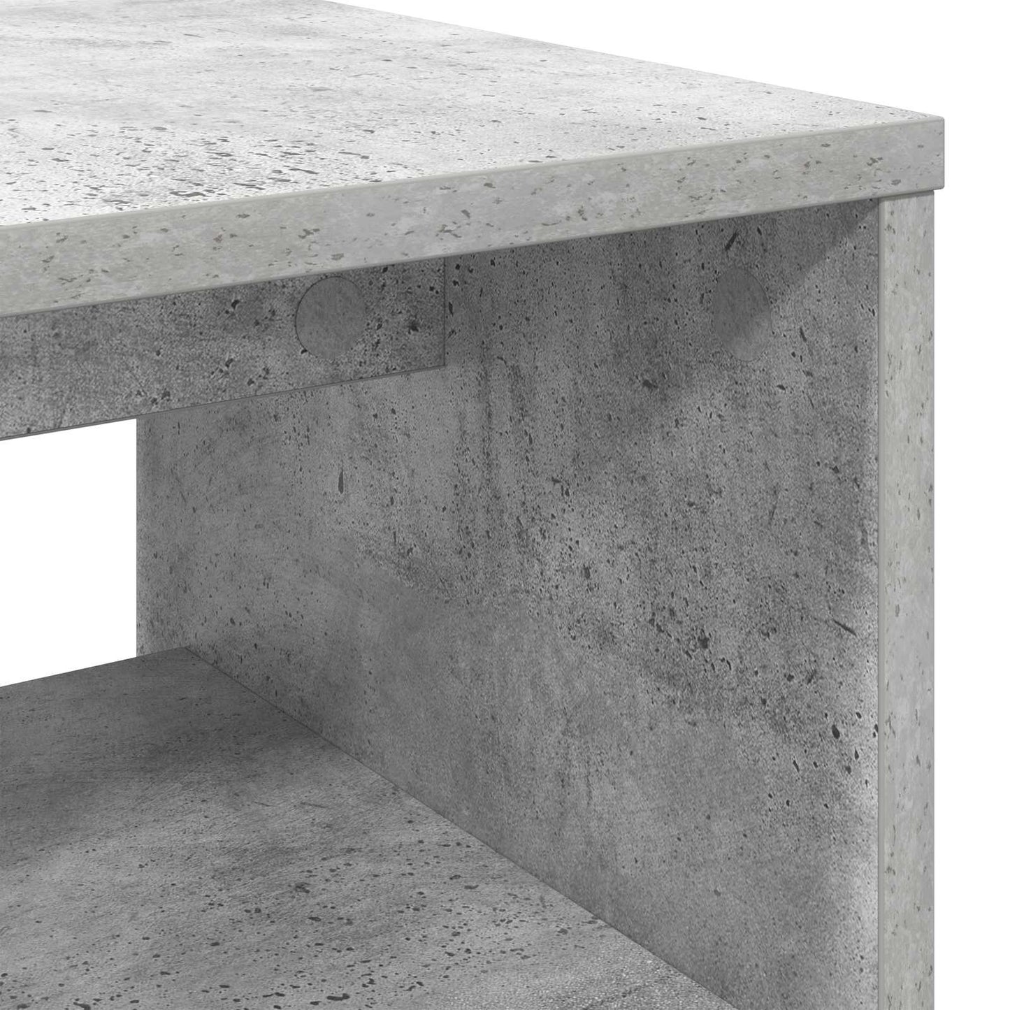 TV-kast Beton Grijs 100 x 35 x 40 cm Bewerkt hout