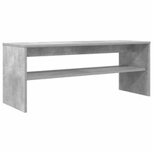 TV-kast Beton Grijs 100 x 35 x 40 cm Bewerkt hout