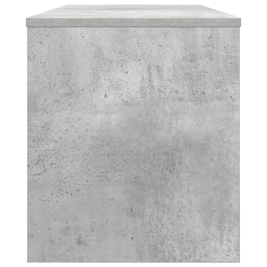 TV-kast Beton Grijs 100 x 35 x 40 cm Bewerkt hout