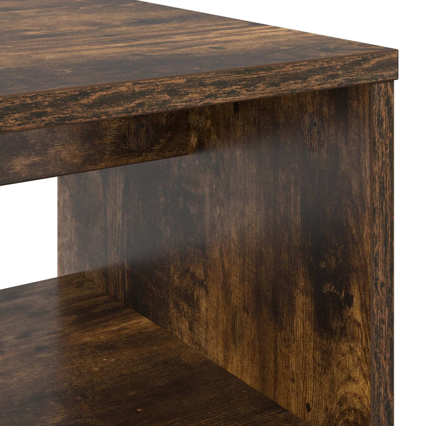 TV-kast Gerookt eiken 100 x 35 x 40 cm Bewerkt hout