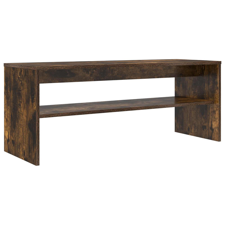 TV-kast Gerookt eiken 100 x 35 x 40 cm Bewerkt hout