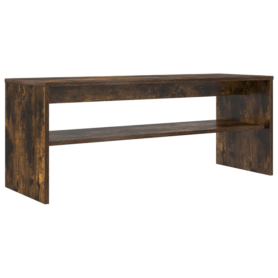 TV-kast Gerookt eiken 100 x 35 x 40 cm Bewerkt hout