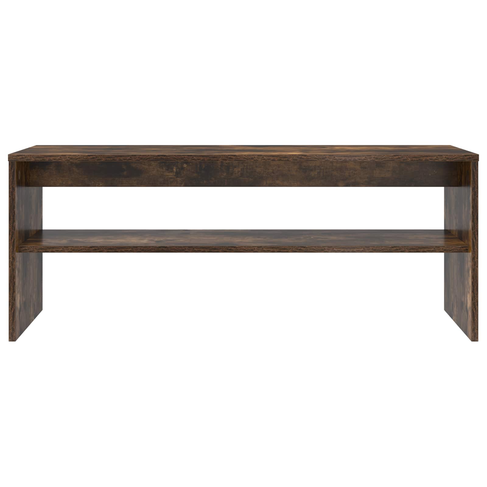 TV-kast Gerookt eiken 100 x 35 x 40 cm Bewerkt hout