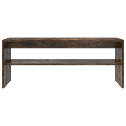 TV-kast Gerookt eiken 100 x 35 x 40 cm Bewerkt hout