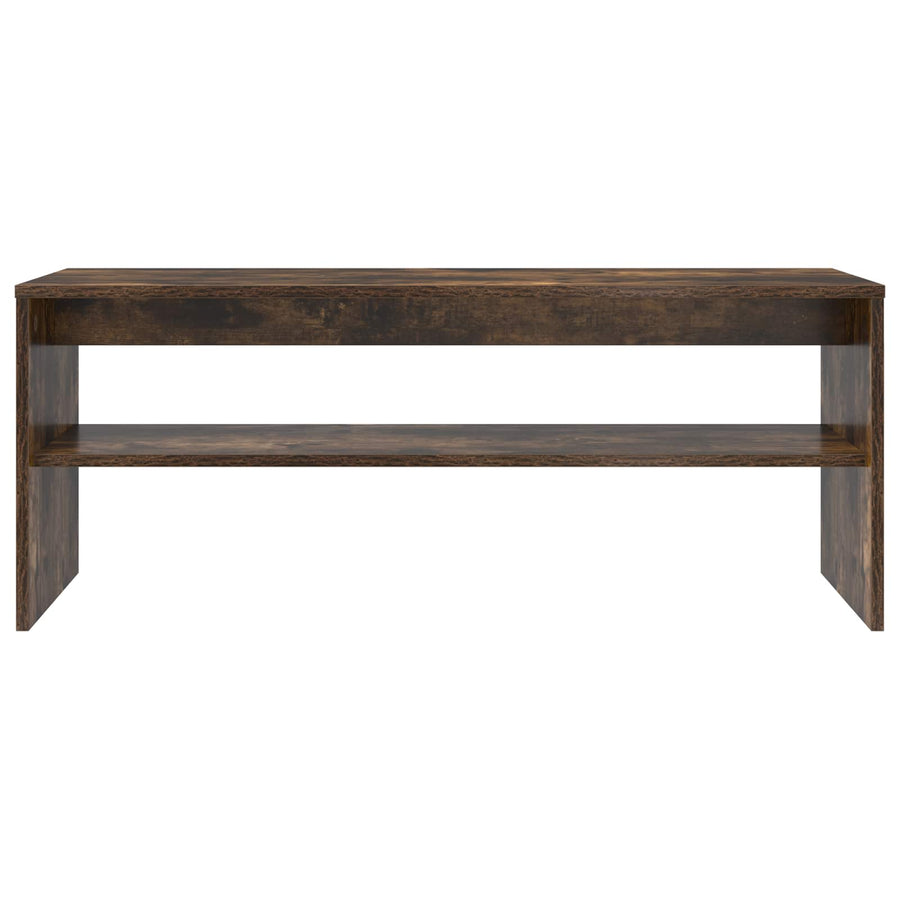 TV-kast Gerookt eiken 100 x 35 x 40 cm Bewerkt hout