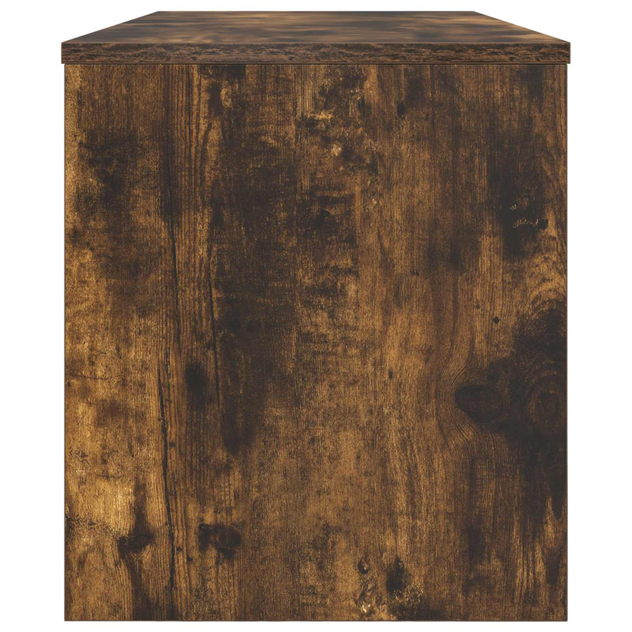 TV-kast Gerookt eiken 100 x 35 x 40 cm Bewerkt hout