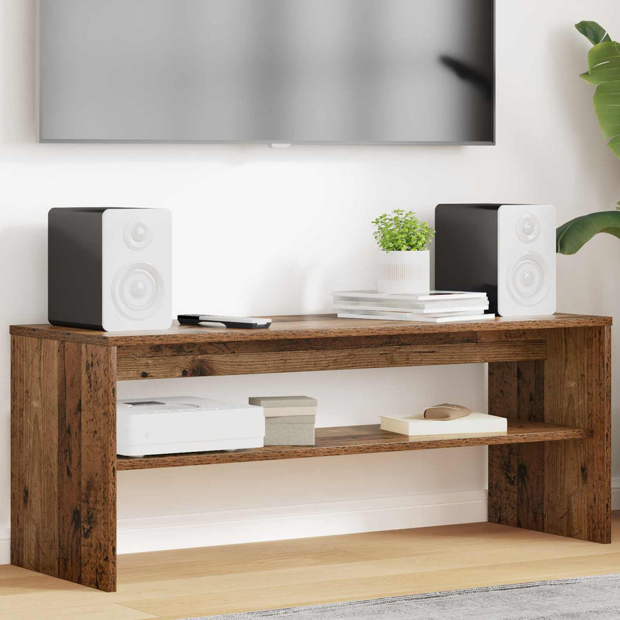 TV-kast Oudhout 100 x 35 x 40 cm Bewerkt hout
