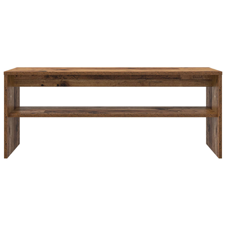 TV-kast Oudhout 100 x 35 x 40 cm Bewerkt hout