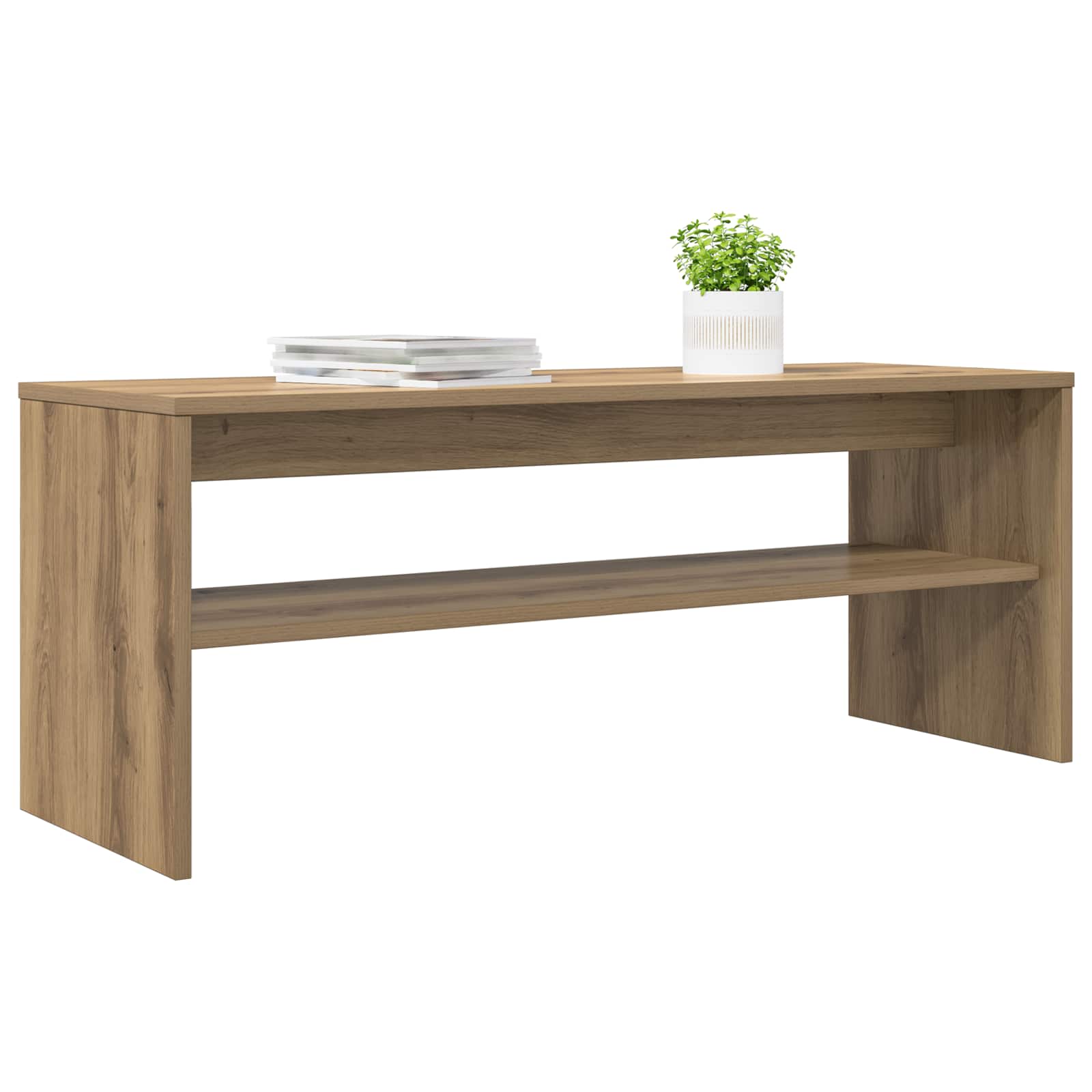 TV-kast Artisan Eiken 100 x 35 x 40 cm Bewerkt hout