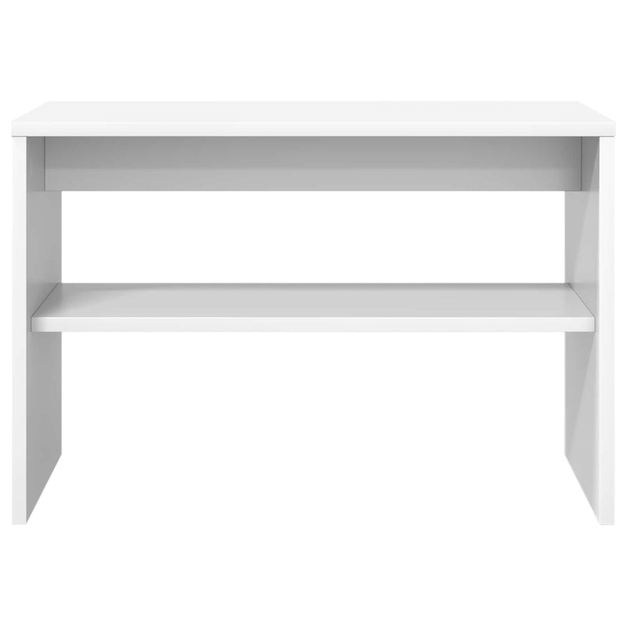 TV-kast Wit 60 x 30 x 40 cm Bewerkt hout