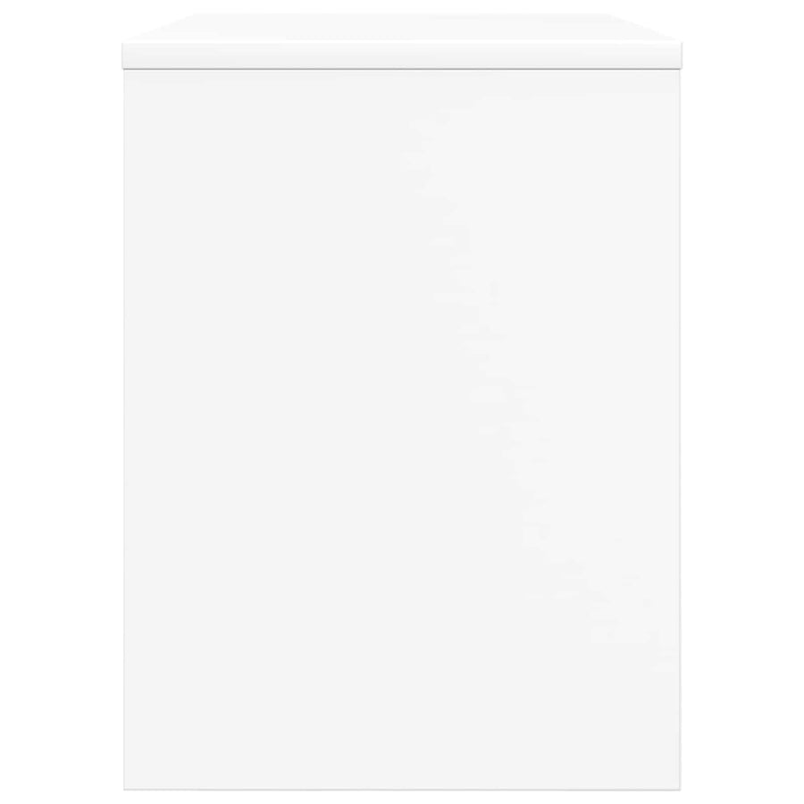 TV-kast Wit 60 x 30 x 40 cm Bewerkt hout