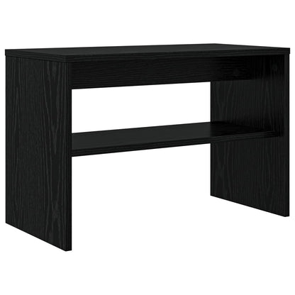 TV-kast Zwart Eiken 60 x 30 x 40 cm Bewerkt hout