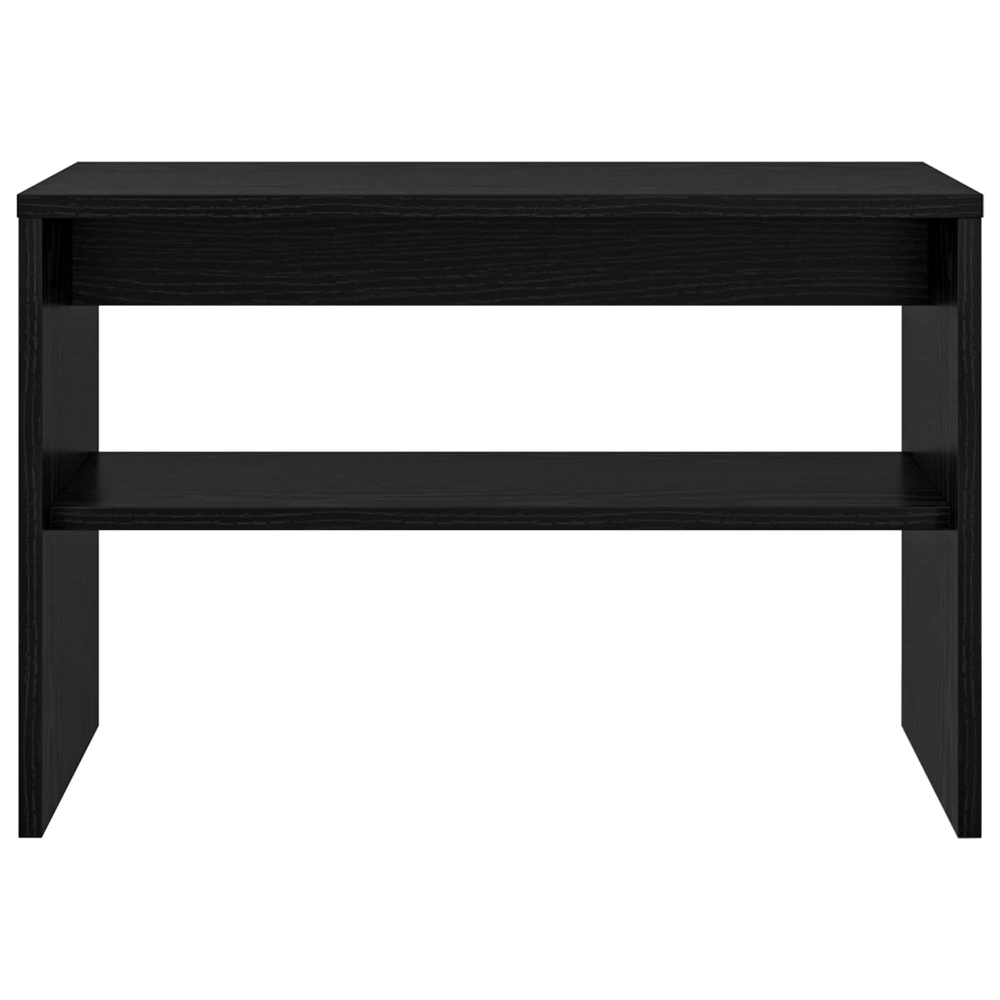 TV-kast Zwart Eiken 60 x 30 x 40 cm Bewerkt hout