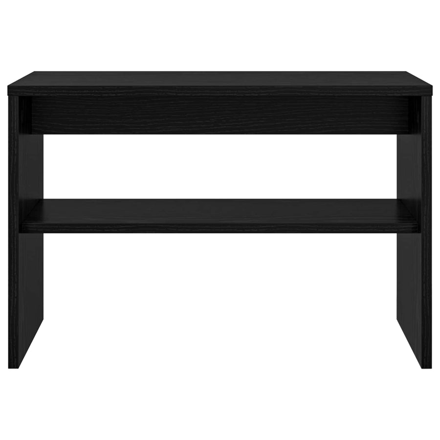 TV-kast Zwart Eiken 60 x 30 x 40 cm Bewerkt hout