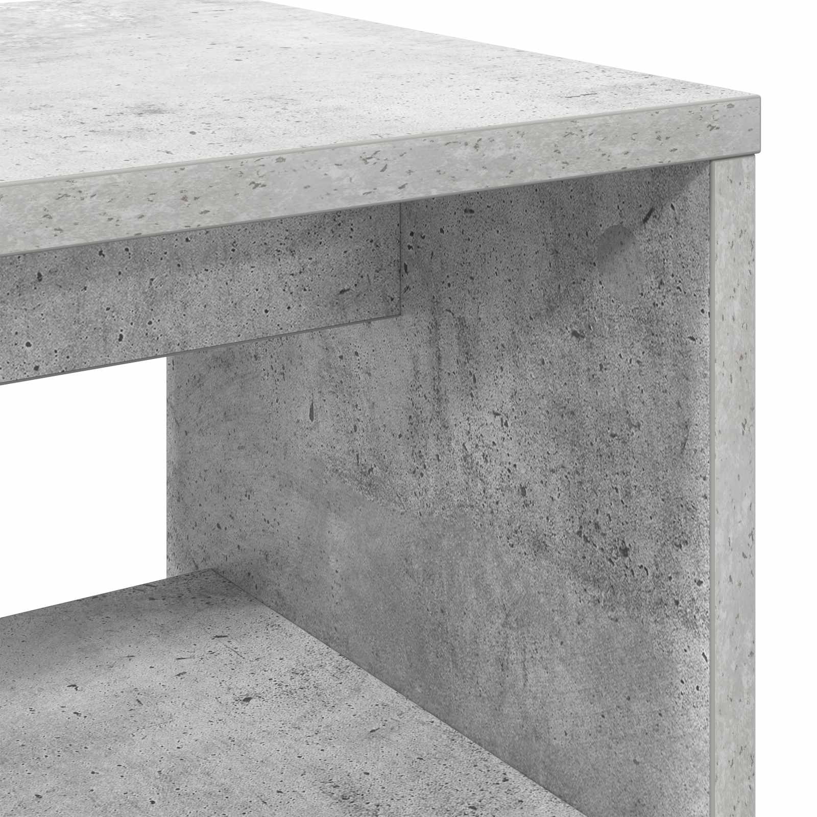 TV-kast Beton Grijs 60 x 30 x 40 cm Bewerkt hout