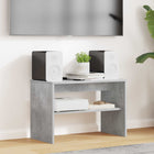 Tv-kast 60x30x40 cm bewerkt hout beton grijs