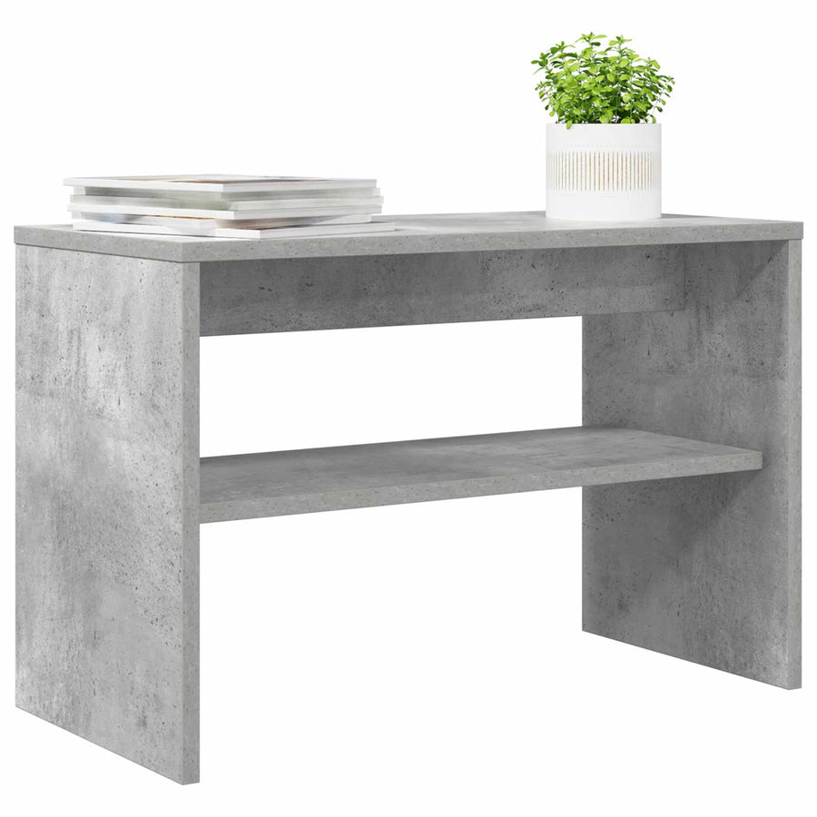 TV-kast Beton Grijs 60 x 30 x 40 cm Bewerkt hout