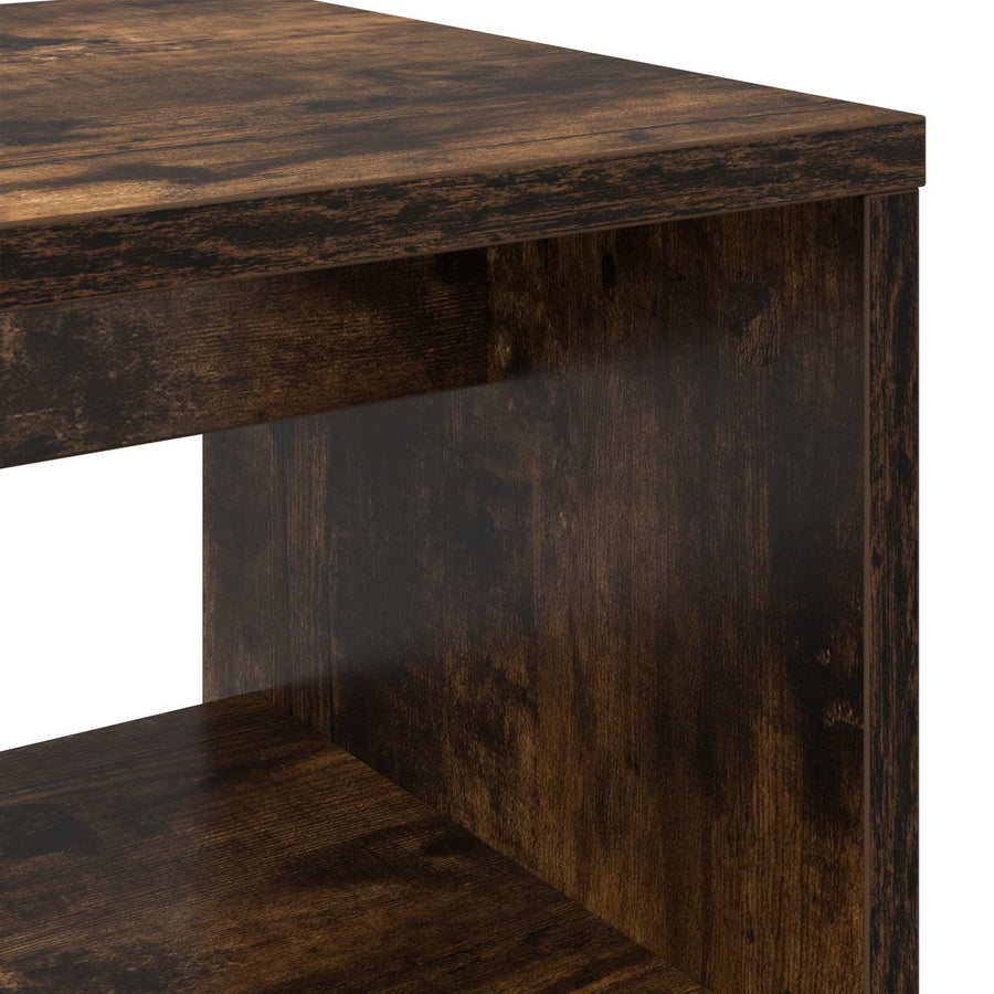 TV-kast Gerookt eiken 60 x 30 x 40 cm Bewerkt hout