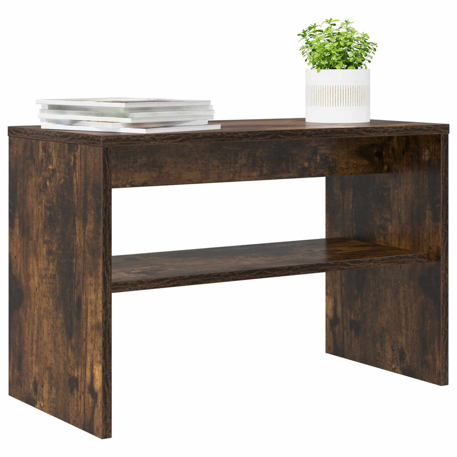 TV-kast Gerookt eiken 60 x 30 x 40 cm Bewerkt hout