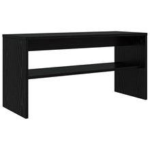 TV-kast Zwart Eiken 80 x 30 x 40 cm Bewerkt hout