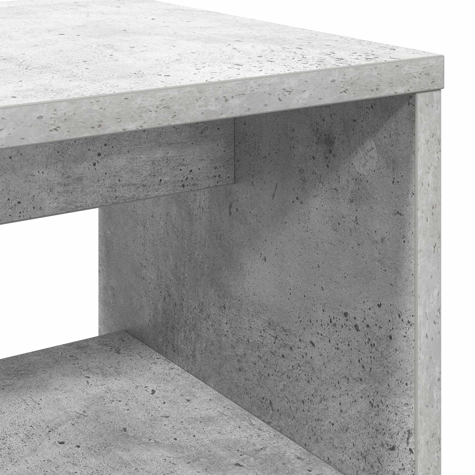 TV-kast Beton Grijs 80 x 30 x 40 cm Bewerkt hout